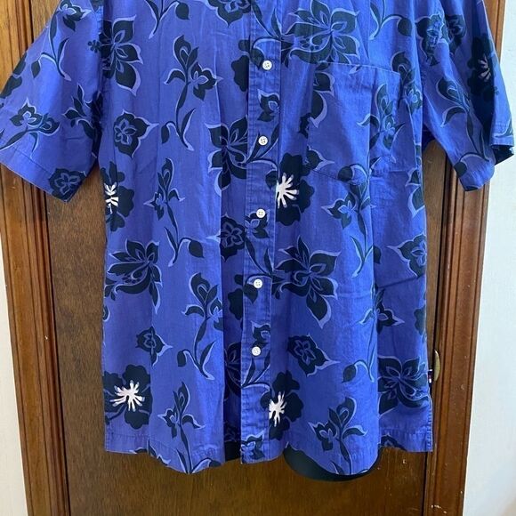 Tommy Hilfiger Floral Hawaiian Shirt Size Large - Picture 2 of 7